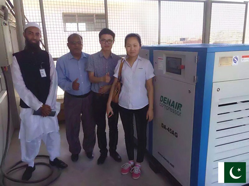 DENAIR Воздушный компрессор для Текстиля в Пакистане